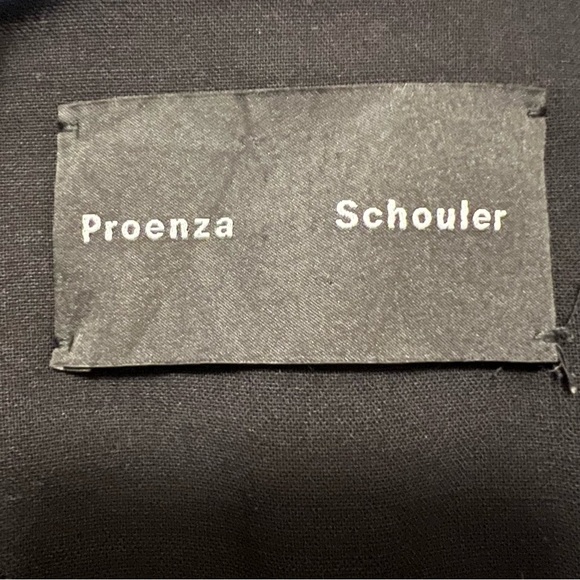 Proenza Schouler Wool Blend Blazer Made in Italy Black luxury old money - Picture 13 of 16